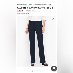Brand new Talbots Newport Pants